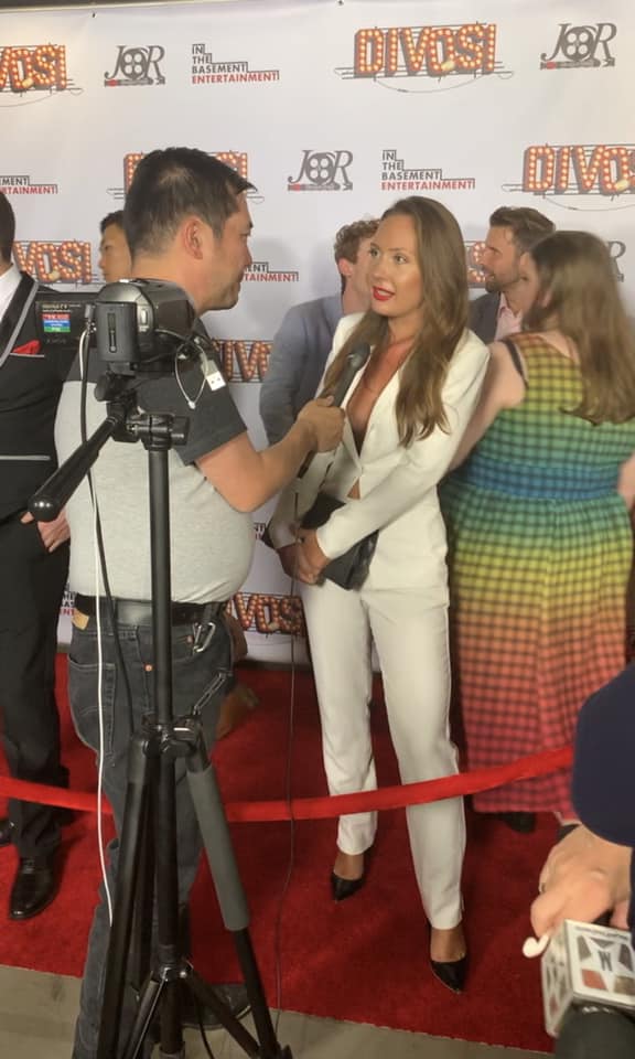 Rebecca Berg at the "DIVOS!" premier.