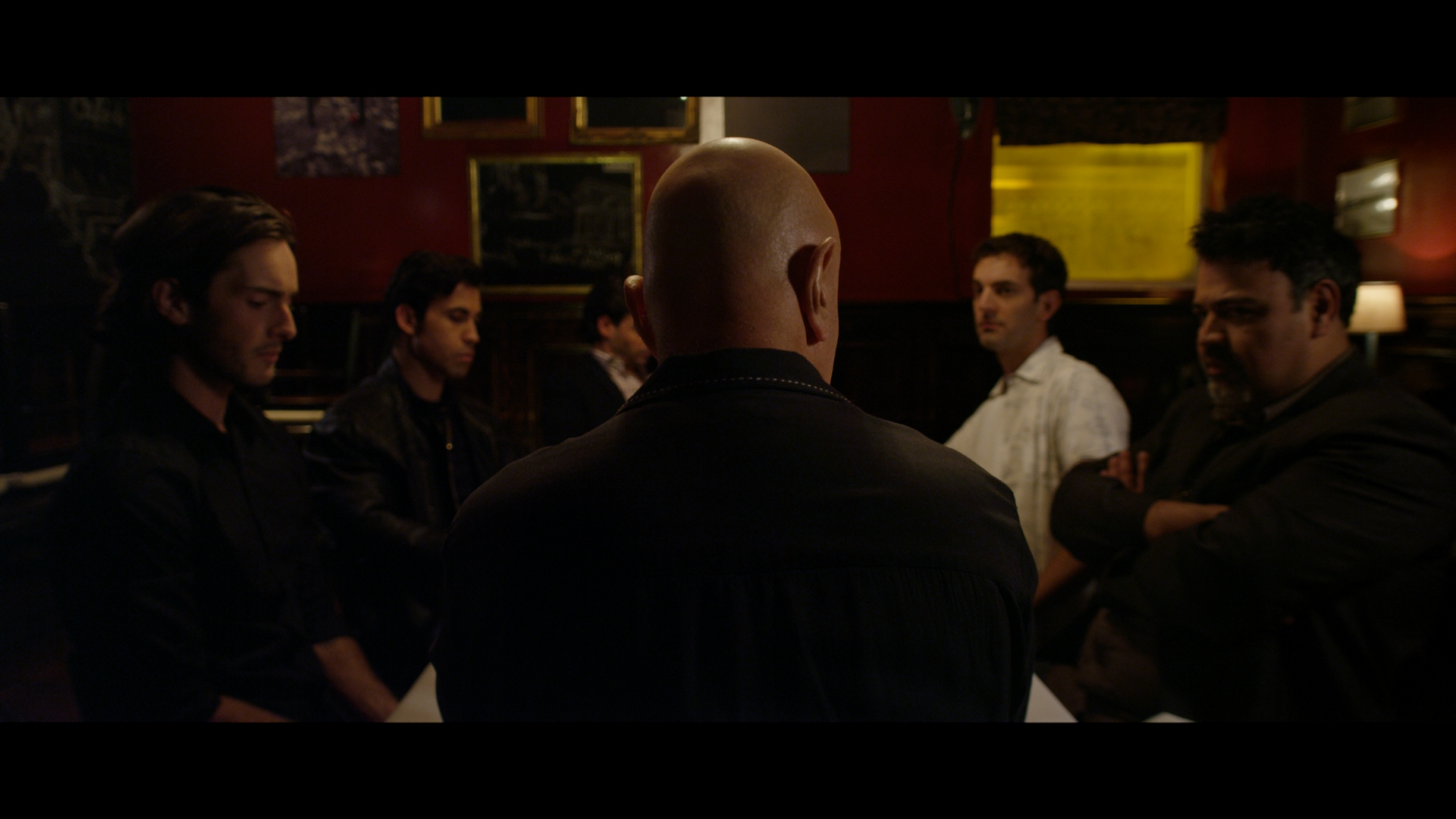 Louis Di Bianco, Juan Carlos Velis, Stefano DiMatteo, Brian Christopher, Danny Bruzzi, and Caleb Olivieri in Recall (2017)