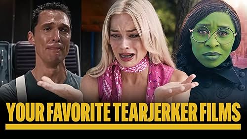 In partnership with the Kleenex brand, IMDb rated your favorite heartbreaking films on a scale of five tears, and you can view each film's tear rating, so you have enough tissues at the ready for your favorite tearjerkers, including Wicked, Interstellar, Barbie, Stepmom, Big Fish, Steel Magnolias, The Pursuit of Happyness, The Color Purple, and Unstoppable. Visit imdb.to/kleenexscore for more.