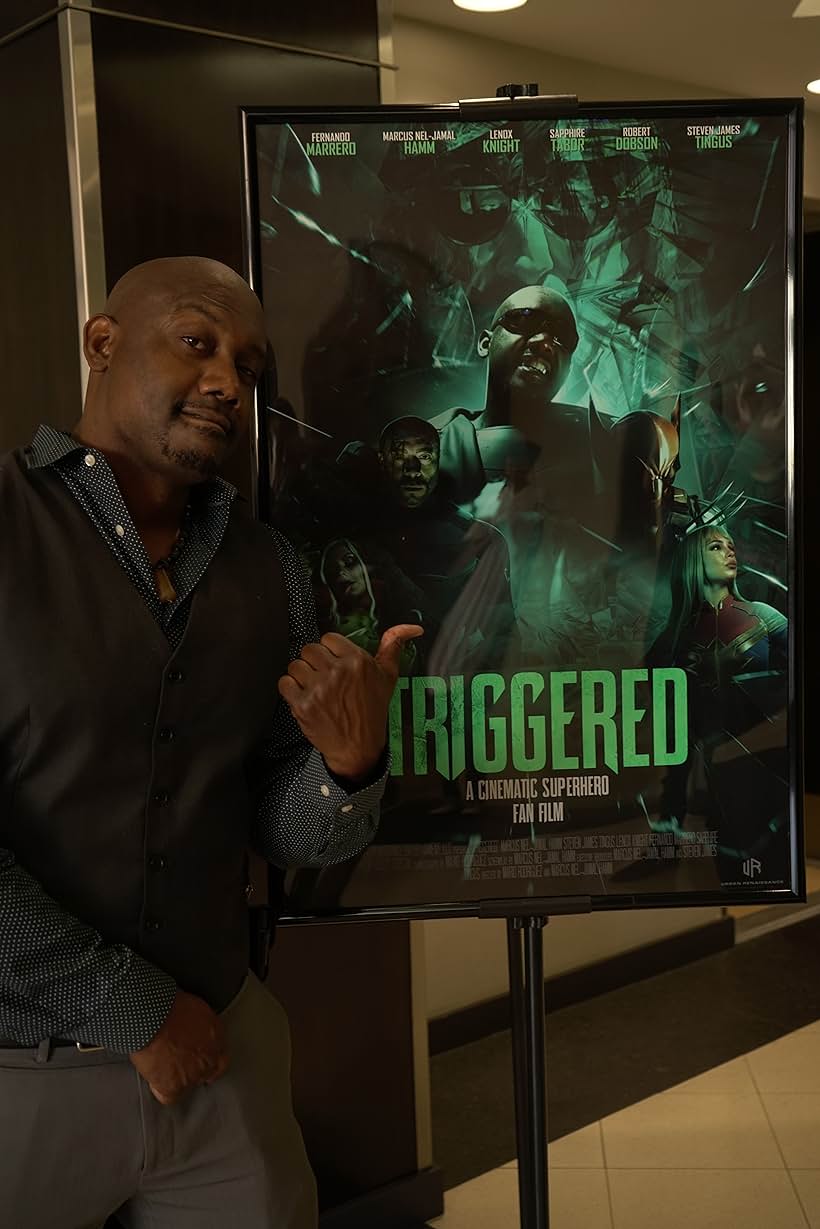 Marcus Nel-Jamal Hamm in Triggered, a Cinematic Superhero Fan-Film (2022)