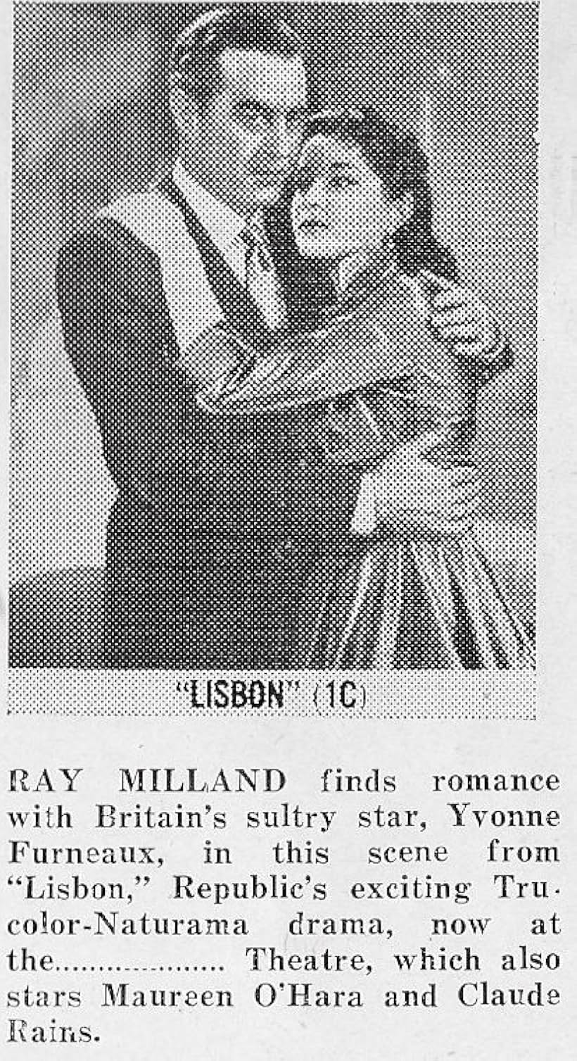 Ray Milland and Yvonne Furneaux in Lisbona (1956)