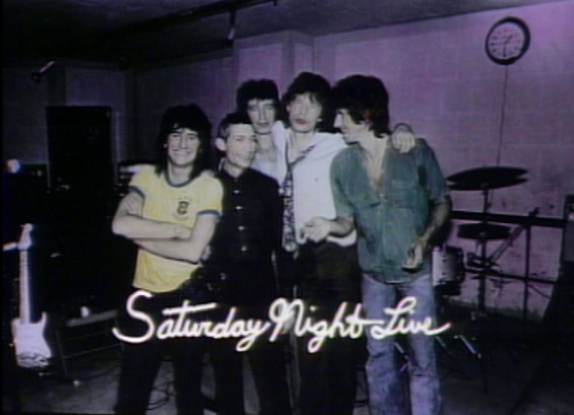 Mick Jagger, Keith Richards, Charlie Watts, Ronnie Wood, Bill Wyman, and The Rolling Stones in Saturday Night Live (1975)