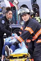 Gina Torres and Ronen Rubinstein in 9-1-1: Lone Star (2020)