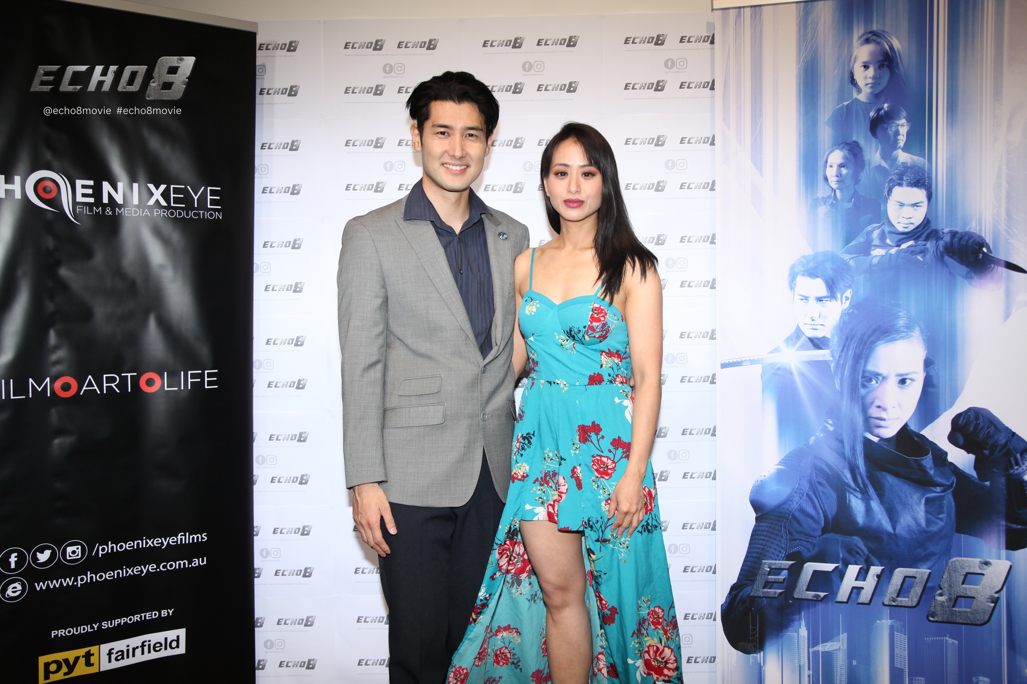 Maria Tran and Takashi Hara in Echo 8 (2024)