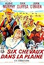 Audie Murphy, Dan Duryea, and Joan O'Brien in Six chevaux dans la plaine (1962)