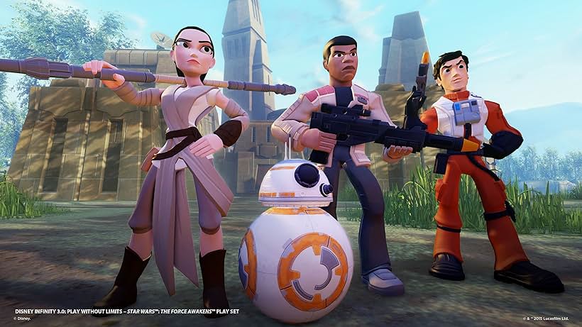 Oscar Isaac, John Boyega, and Daisy Ridley in Disney Infinity 3.0 (2015)