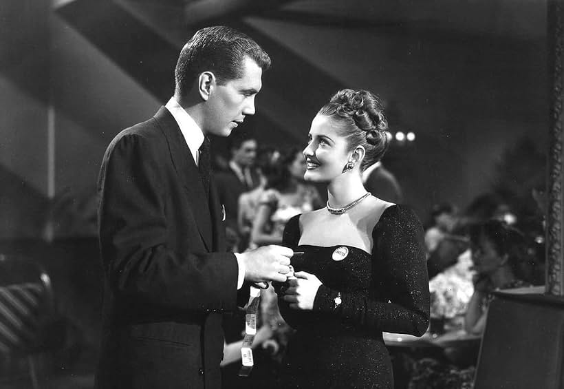 Robert Hutton and Martha Vickers in Love and Learn (1947)