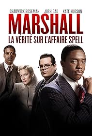 Kate Hudson, Sterling K. Brown, Josh Gad, and Chadwick Boseman in Marshall : La vérité sur l'affaire Spell (2017)