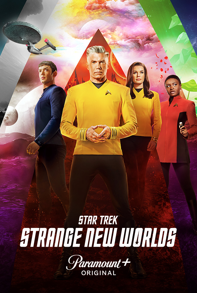 Rebecca Romijn, Anson Mount, Ethan Peck, and Celia Rose Gooding in Star Trek: Strange New Worlds (2022)