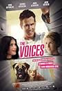 Ryan Reynolds, Anna Kendrick, Gemma Arterton, Hamish, and Cairo in The Voices (2014)