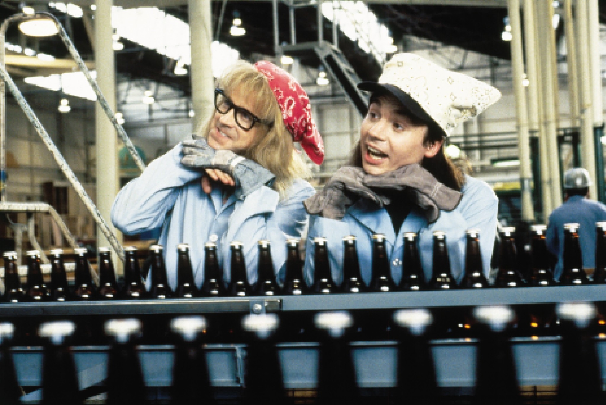 Mike Myers and Dana Carvey in Wayne's World (1992)