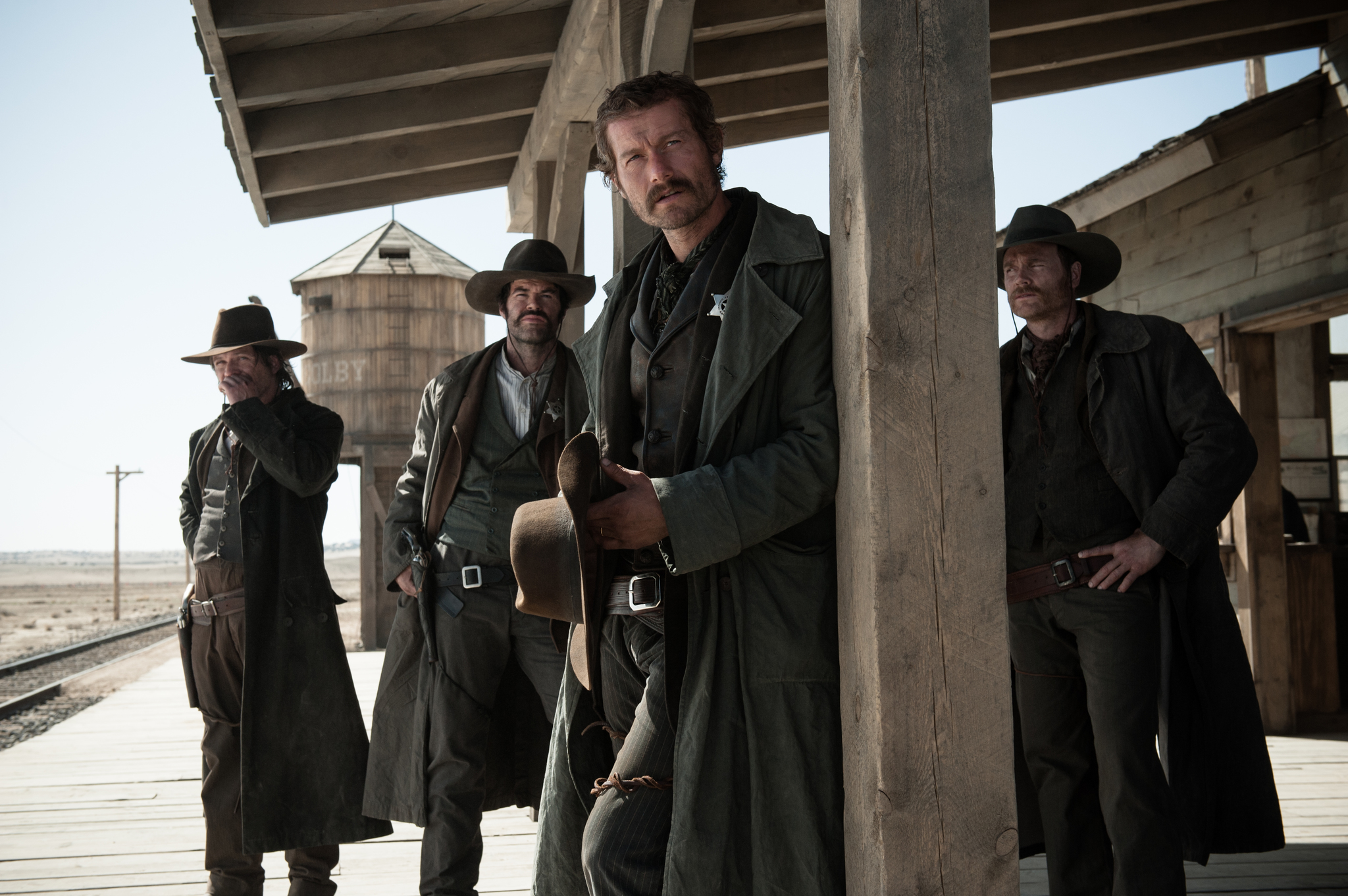 James Badge Dale, Lew Temple, and Robert Baker in The Lone Ranger (2013)