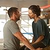 Hugh Jackman and Evangeline Lilly in Real Steel (2011)