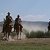 William Holden, Ernest Borgnine, Ben Johnson, and Warren Oates in The Wild Bunch (1969)