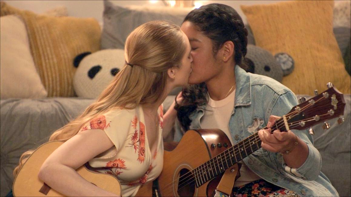 Still of Darcy Rose Byrnes and Tisha Custodio from BIG SHOT "Everything To Me"