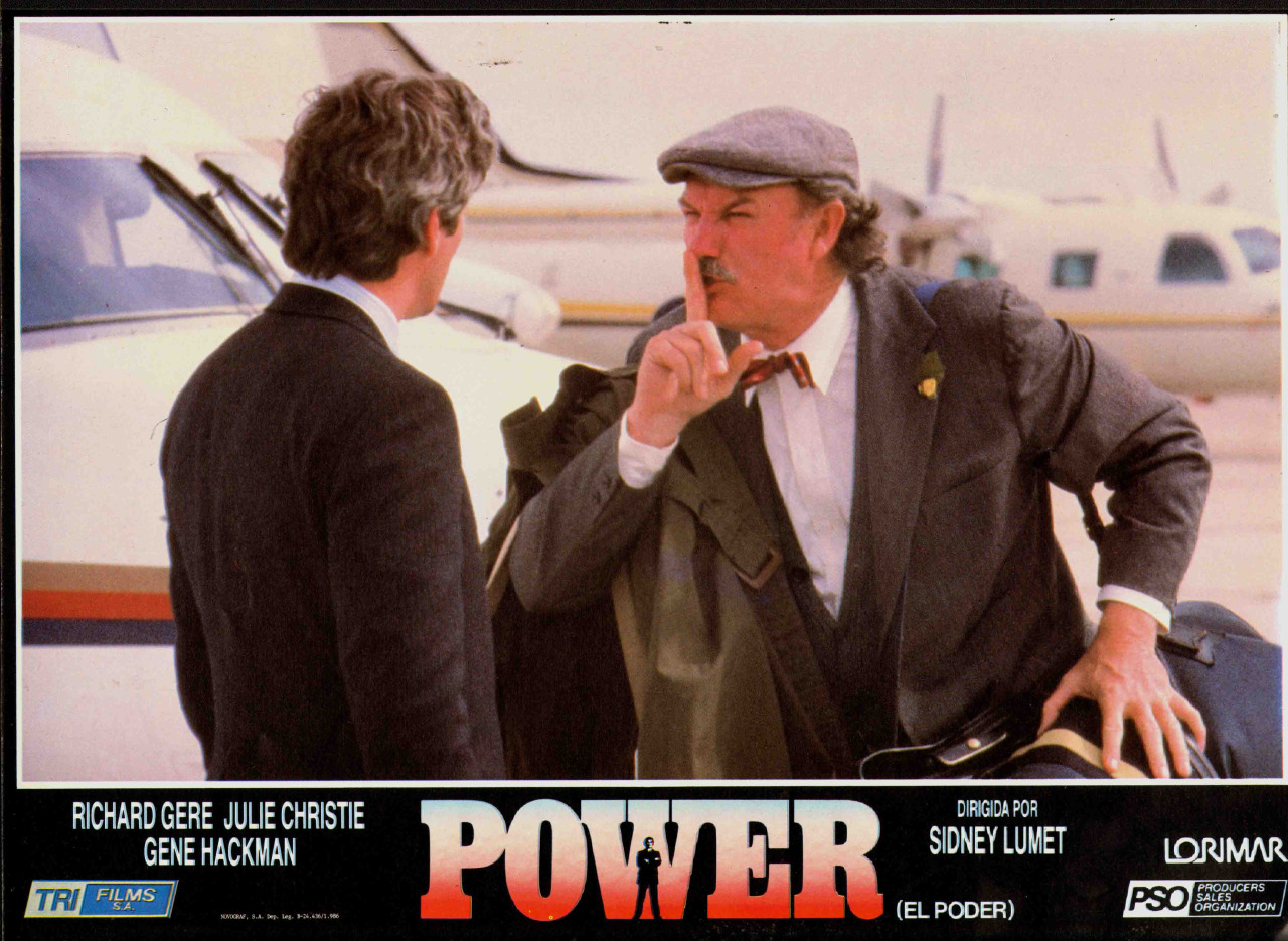 Richard Gere and Gene Hackman in Power (1986)