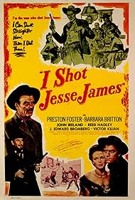 Barbara Britton, Preston Foster, Reed Hadley, and John Ireland in I Shot Jesse James (1949)