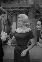 Yvonne De Carlo, Pat Priest, and Charles Robinson in The Munsters (1964)