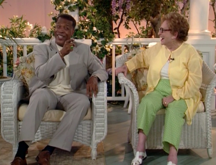 Alice Ghostley and Meshach Taylor in The Designing Women Reunion (2003)