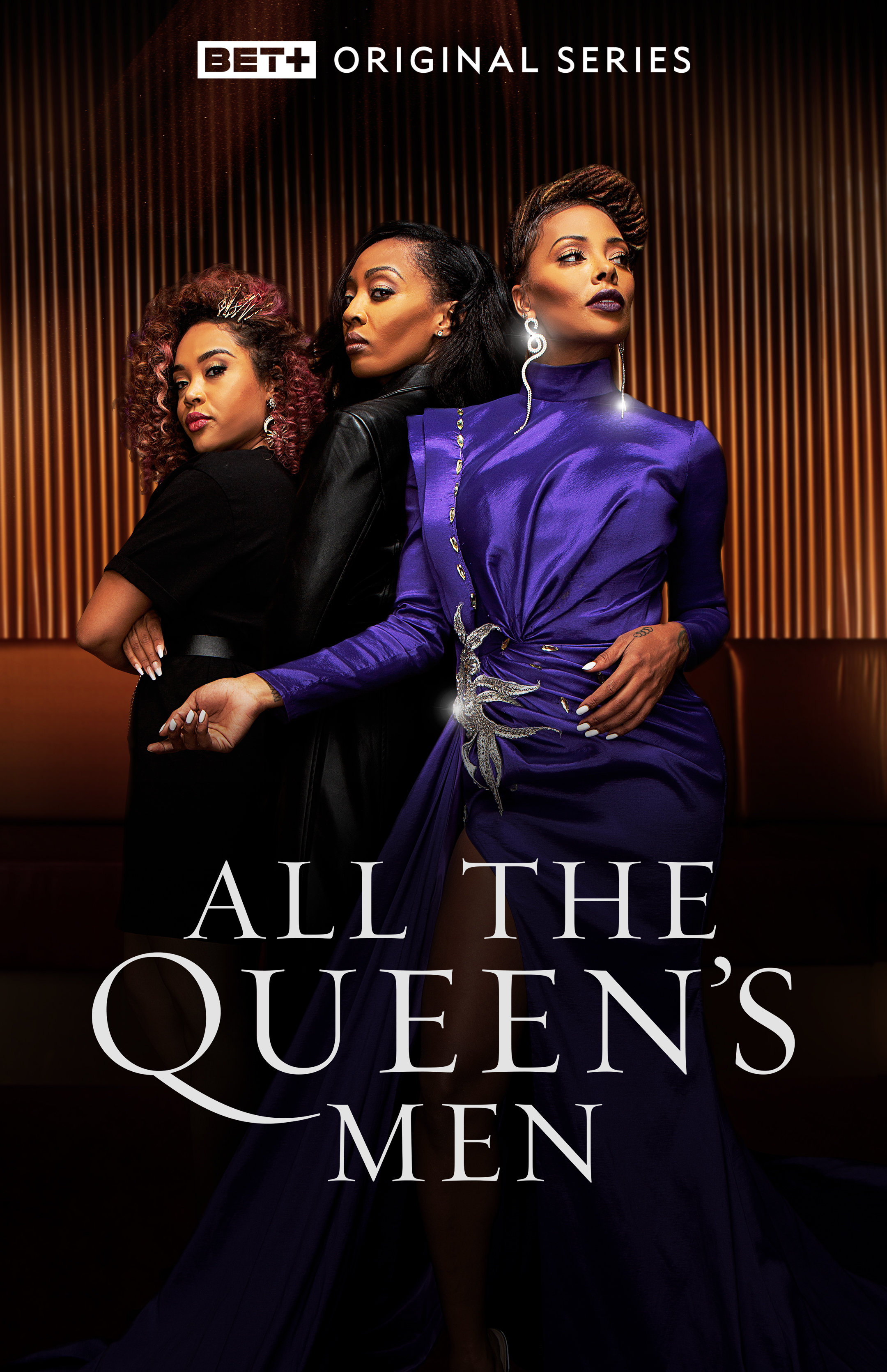 Eva Marcille, Racquel Palmer, and Candace Maxwell in All the Queen's Men (2021)