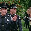 Corinne Bohrer, G.W. Bailey, and Lance Kinsey in Police Academy 4: Citizens on Patrol (1987)