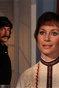 Penelope Horner and Peter Wyngarde in Jason King (1971)