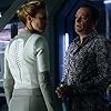 David Hewlett and Zoie Palmer in Dark Matter (2015)