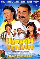 Demet Akbag, Erkan Can, Ata Demirer, Ilker Aksum, Tarik Ünlüoglu, and Gonca Vuslateri in Hedefim Sensin (2018)