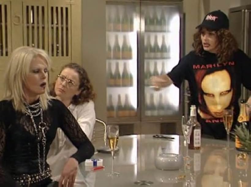 Joanna Lumley and Jennifer Saunders in Absolutely Fabulous (1992)