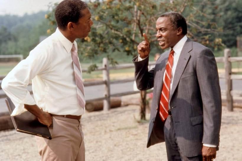 Morgan Freeman and Robert Guillaume in Lean on Me (1989)