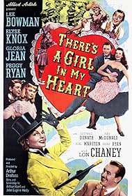 Lon Chaney Jr., Iris Adrian, Lee Bowman, Gloria Jean, Elyse Knox, Ray McDonald, and Peggy Ryan in There's a Girl in My Heart (1949)