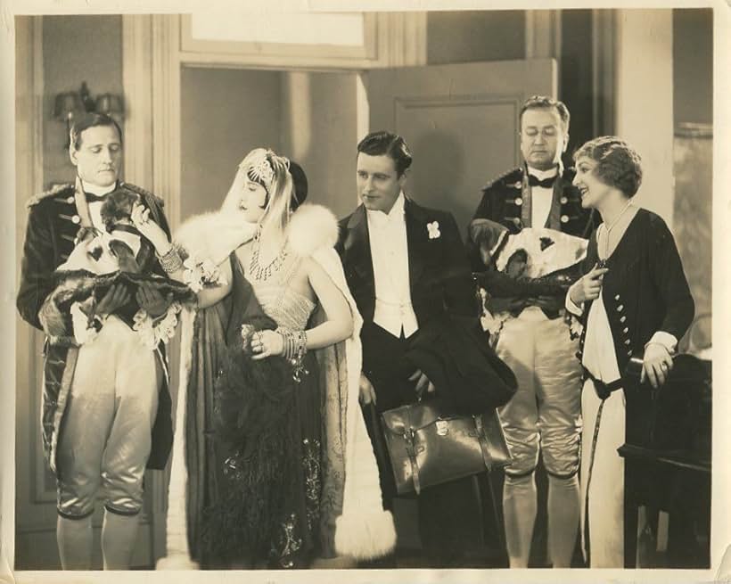 Edmund Burns, Dorothy Cumming, Bebe Daniels, Hale Hamilton, and Charlotte Walker in The Manicure Girl (1925)