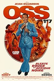 Habib Dembélé, Jean Dujardin, Ivan Franek, Natacha Lindinger, Fatou N'Diaye, Wladimir Yordanoff, and Pierre Niney in OSS 117: Alerte rouge en Afrique noire (2021)