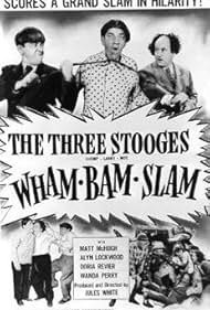 Moe Howard, Larry Fine, and Shemp Howard in Wham-Bam-Slam! (1955)