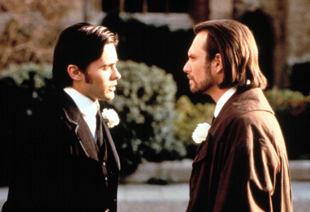 Christian Slater and Jared Leto in Basil (1998)