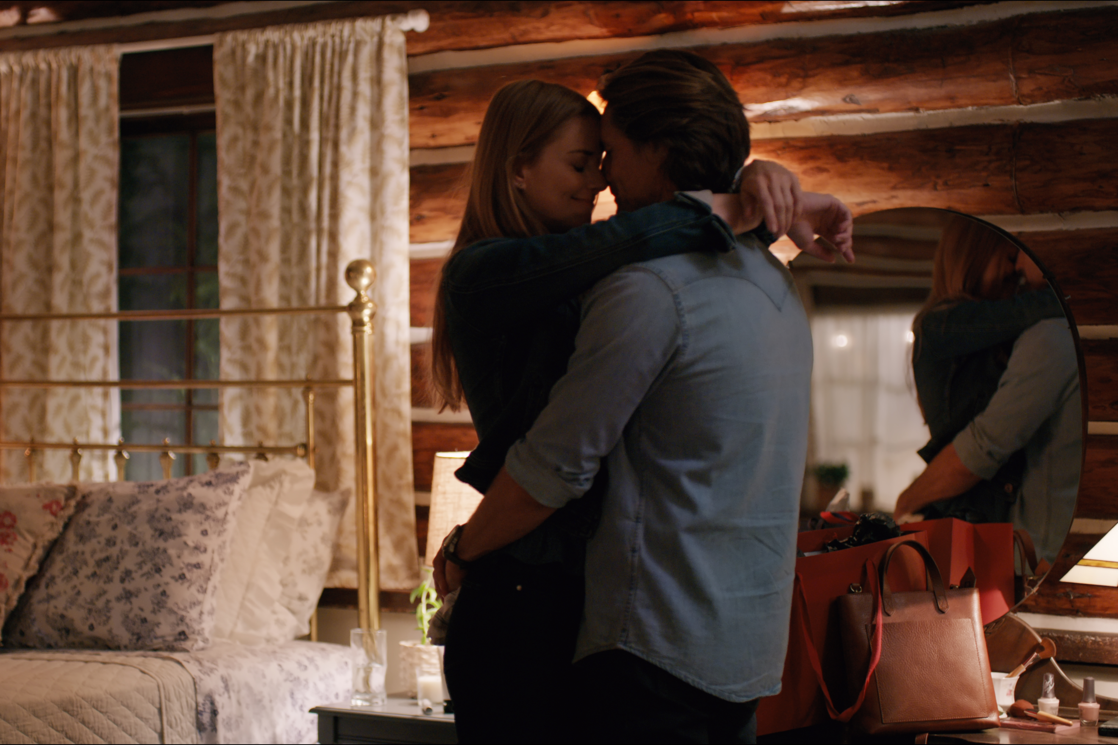 Martin Henderson and Alexandra Breckenridge in Virgin River (2019)