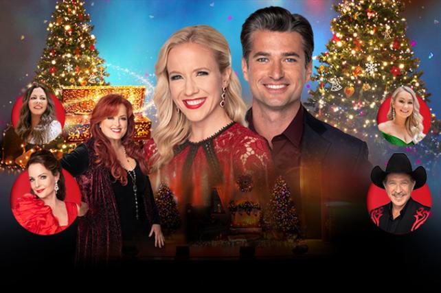 Kix Brooks, Kimberly Williams-Paisley, Wynonna Judd, Sara Evans, Wes Brown, Jessy Schram, and RaeLynn in A Nashville Christmas Carol (2020)