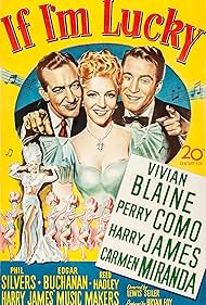 Carmen Miranda, Vivian Blaine, Perry Como, and Harry James in If I'm Lucky (1946)