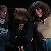 Betsy Baker, Ellen Sandweiss, and Theresa Tilly in The Evil Dead (1981)