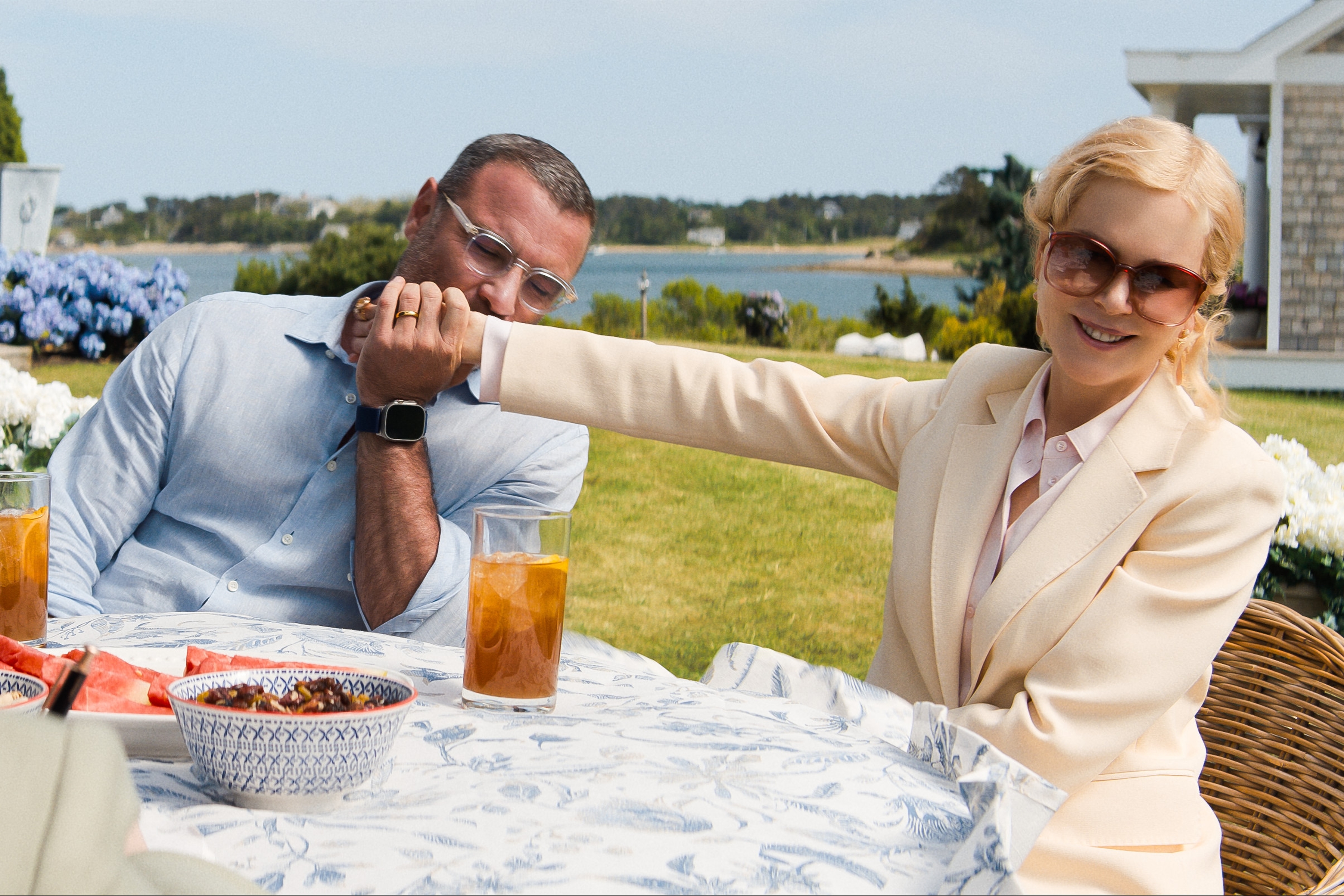 Nicole Kidman and Liev Schreiber in The Perfect Couple (2024)