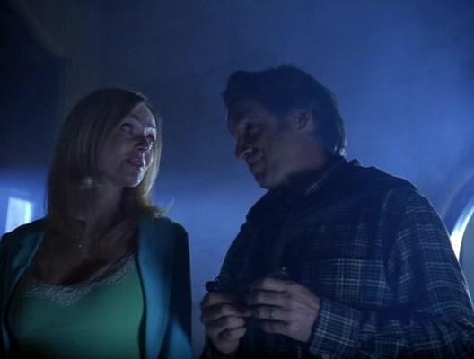 Robert Carradine and Vanessa Angel in Monster Night (2006)