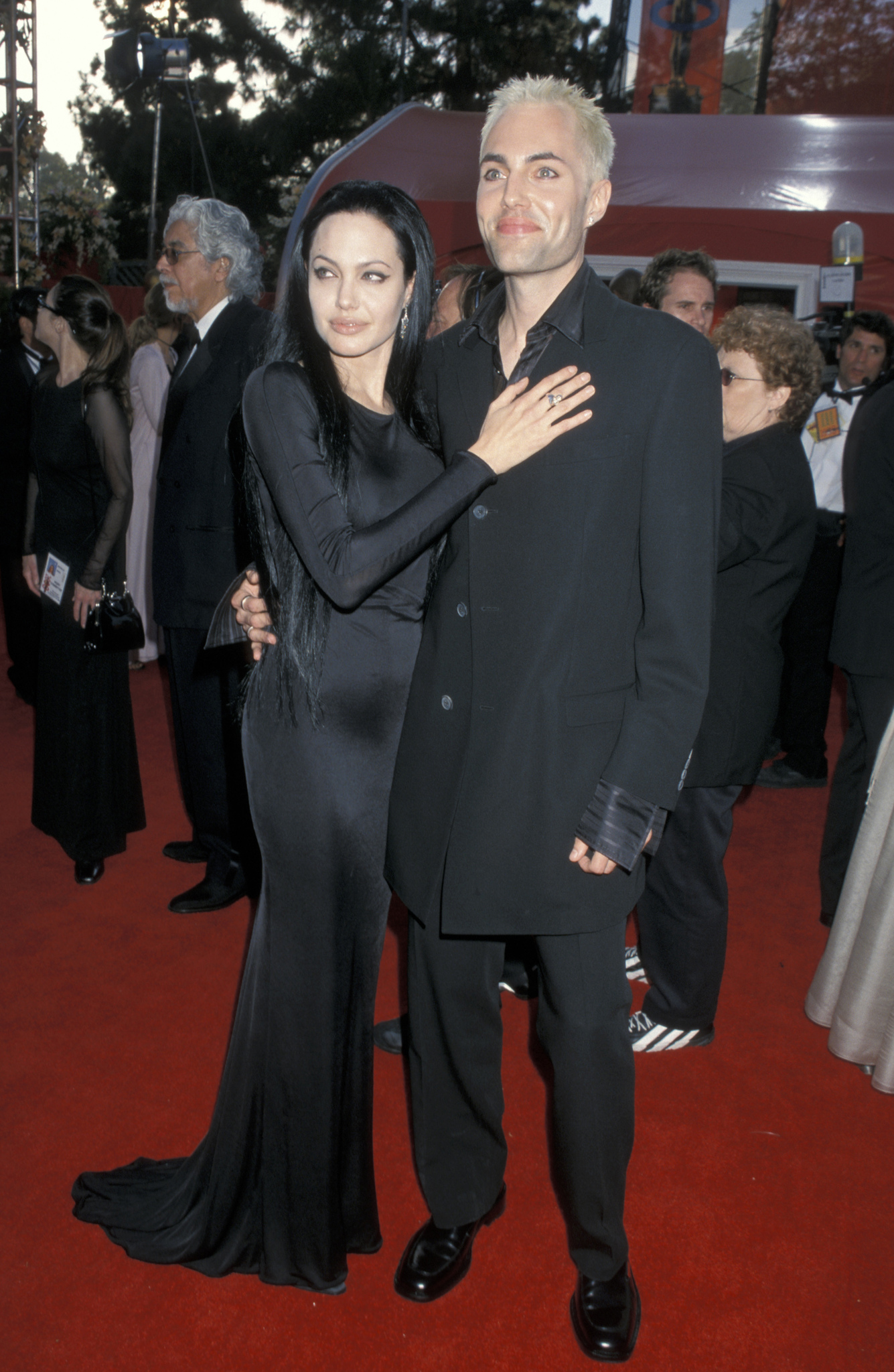 Angelina Jolie and James Haven at an event for The 72nd Annual Academy Awards (2000)