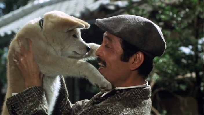 Tatsuya Nakadai in Historia de Hachiko (1987)