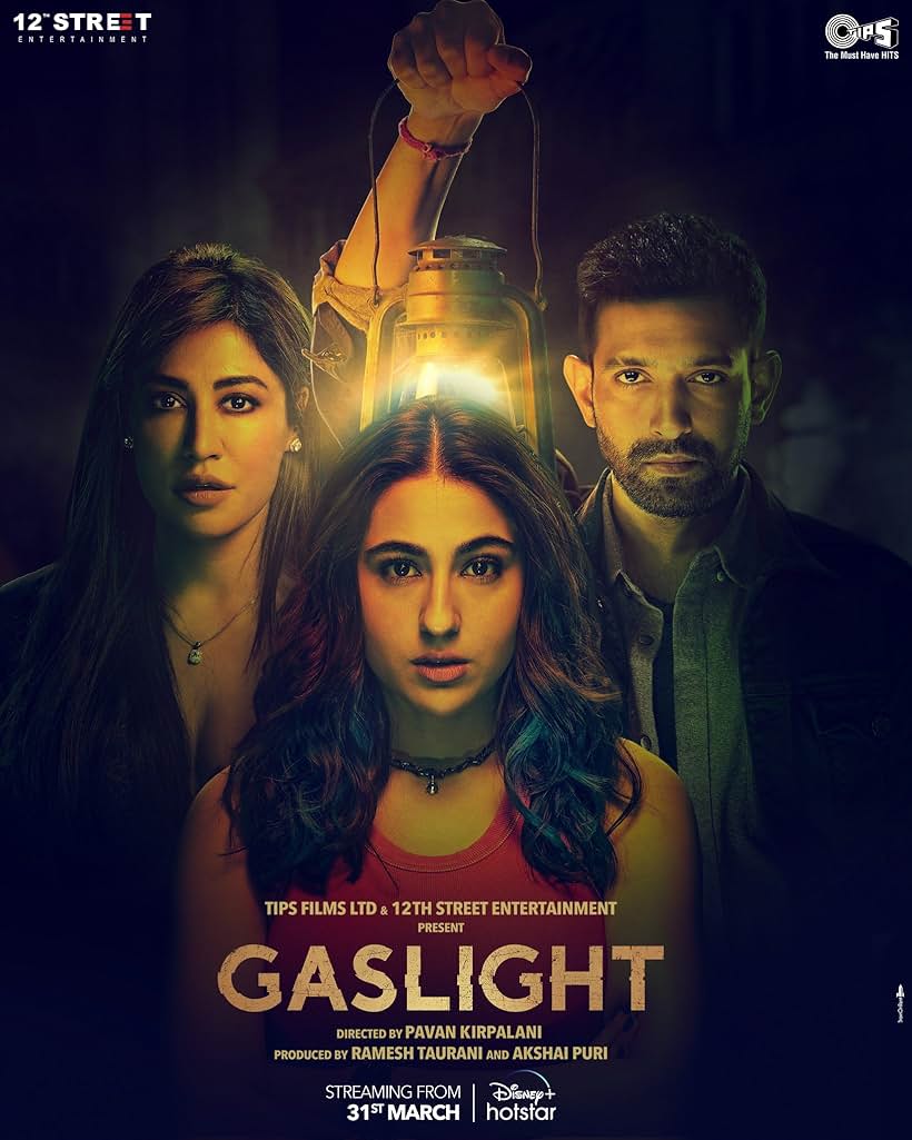 Chitrangda Singh, Vikrant Massey, and Sara Ali Khan in Gaslight (2023)