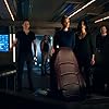 Roger Cross, Anthony Lemke, Zoie Palmer, Melissa O'Neil, and Marc Bendavid in Dark Matter (2015)