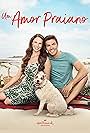 Amanda Righetti, Peter Porte, and Happy the Dog in Um Amor Praiano (2017)