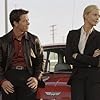 Charlize Theron and Mark Wahlberg in The Italian Job (2003)