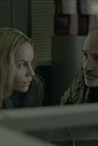 Kim Bodnia and Sofia Helin in The Bridge (2011)