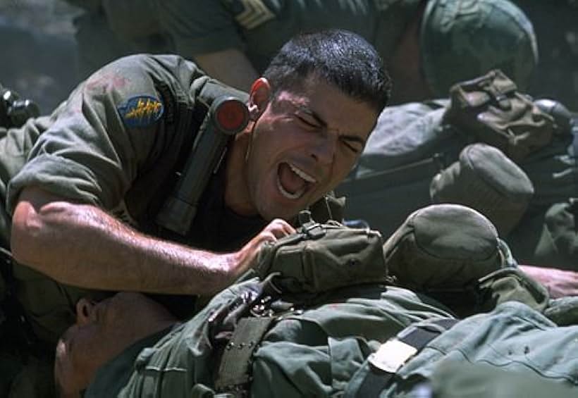 Jsu Garcia as Nadal radios in for more fire power over dead RTO in "We Were Soldiers"