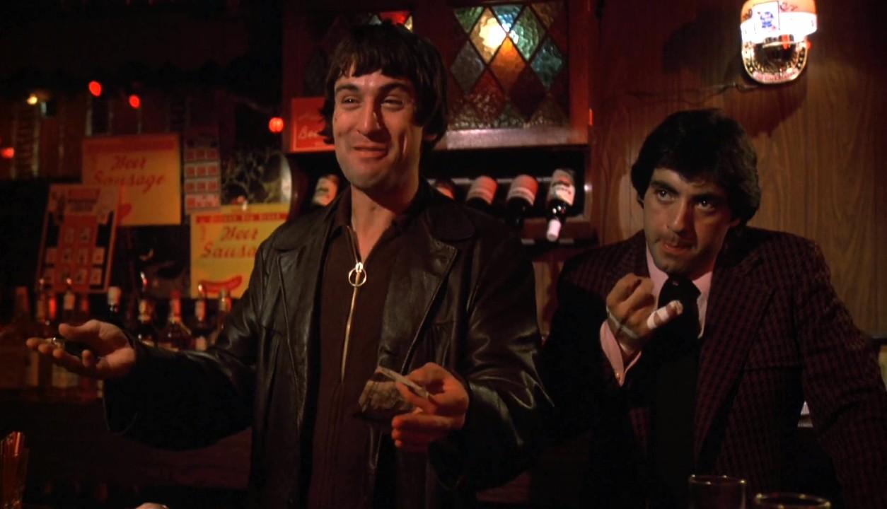 Robert De Niro and David Proval in Mean Streets (1973)